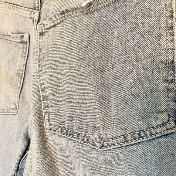 COPY - 7 For All Mankind The Jennifer Baggy Pin Stripe Studded Jeans in Queen o… - Picture 8 of 11